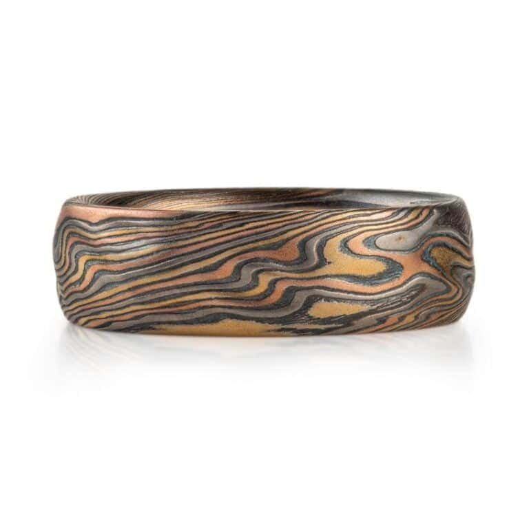 Kazaru Texture Mokume Ring - Image 2