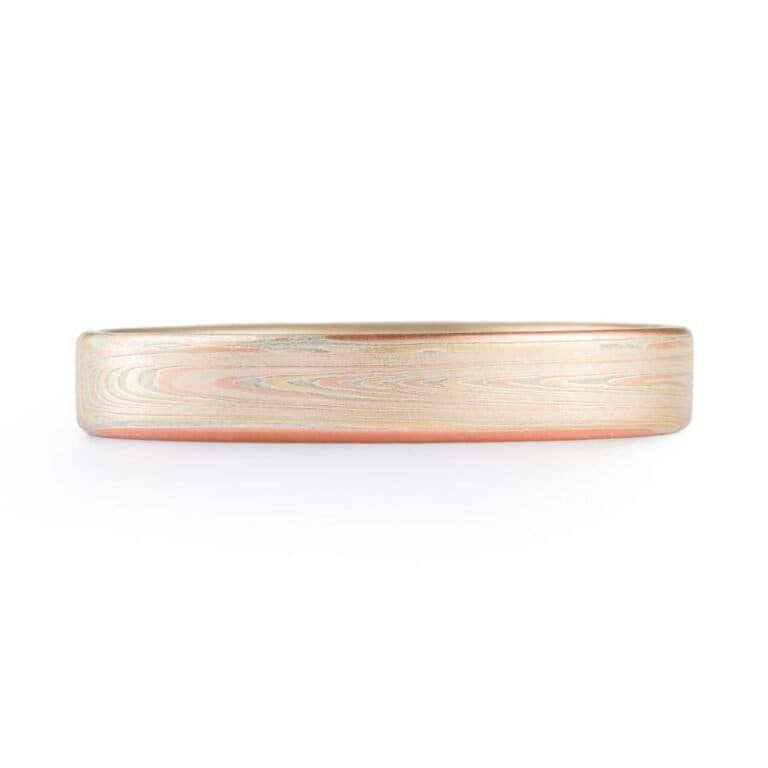 Delicate Vortex Mokume Ring - Image 2