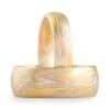 Illuminated 18kt Fire Palette Ring Set