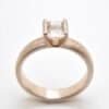 Diamond  Mokume Engagement Ring - Image 2