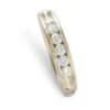 Channel Set Diamonds in Gold Mokume Gane Ring - Image 4