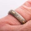 Woodgrain Wedding Band Set in Firestorm and Smoke Palettes - Image 6