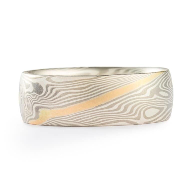 Gold Stratum Mokume Gane Rings - Image 9