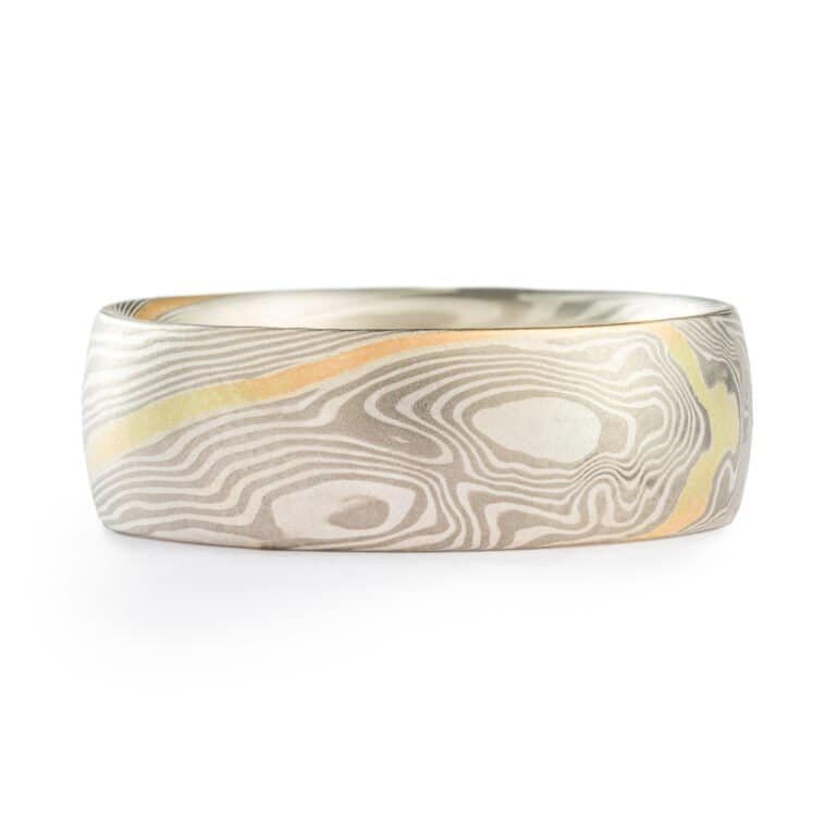 Gold Stratum Mokume Gane Rings - Image 8