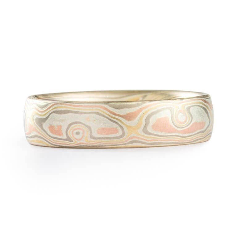 Elegant  Mokume Ring