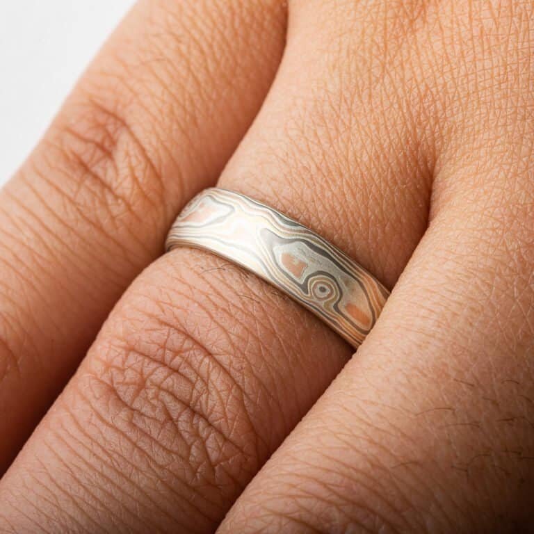 Elegant  Mokume Ring - Image 5